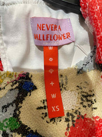 Never a Wallflower Red/Pink/Ivory Multi Size XS Shirt