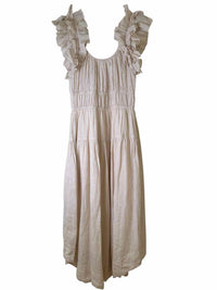 ULLA JOHNSON Cream Size 6 Dress