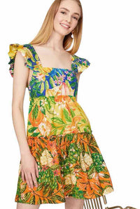 farm rio Yellow Multi Size S Dress