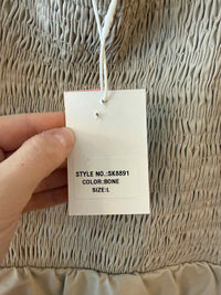 stellah Greige Size L Skirt