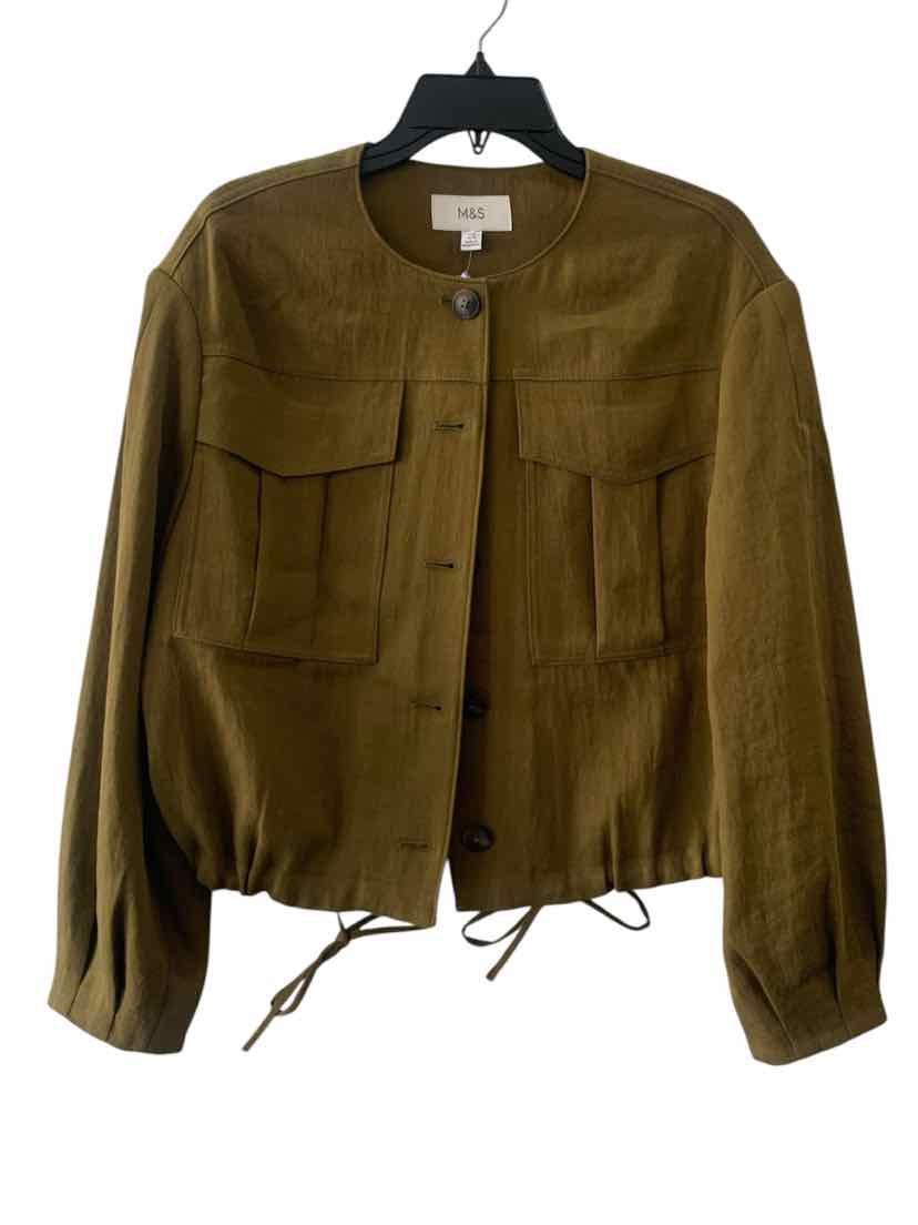 M&S Collection Moss Green Size 6 Jacket