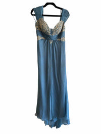 Alberto Makali Blue Size 10 Dress