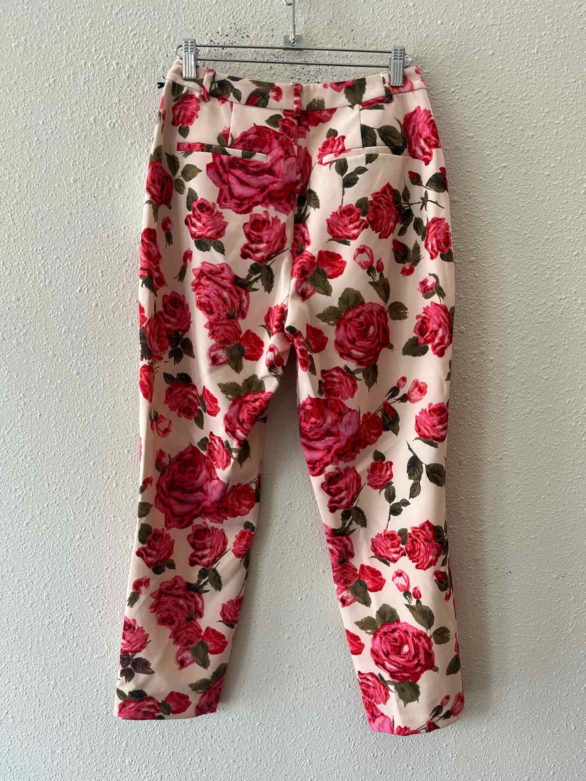 L'Agence cream and pink Size 2 Pants