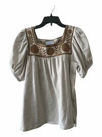 Mi Golondrina beige and brown Size S Shirt