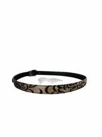 Dolce & Gabbana Black and Gold Belt