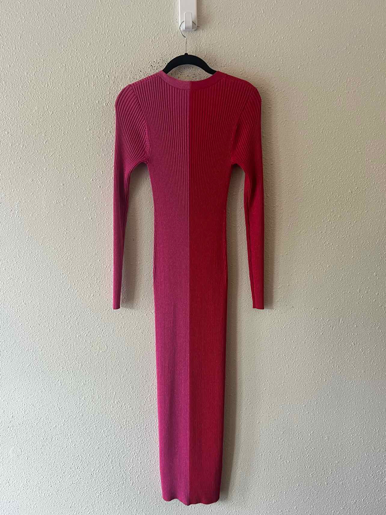 STAUD Pink and Red Size M Dress