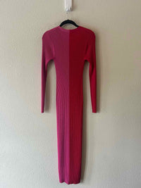 STAUD Pink and Red Size M Dress