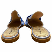 Dolce Metallic Blue Size 37 Shoes