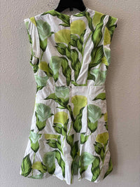 Adelyn Rae White and Green Size S Dress