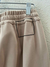 Bassike Beige and White Size 0 Pants
