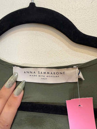 Anna Sammarone Army Green Size 42 Shirt