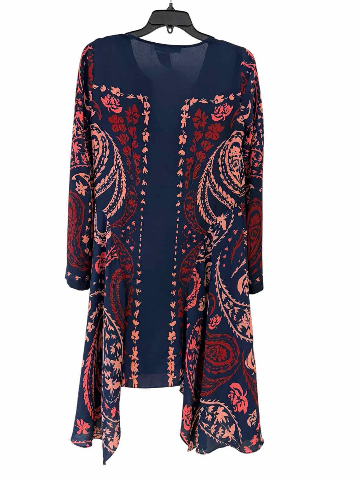 BCBGMax Azria Navy and Pink Size XXS Dress