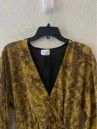 Saylor Mustard and Black Size S Dress