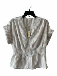 Max Studio White and Tan Size S Shirt