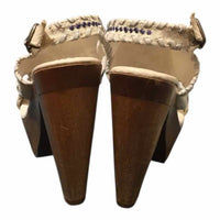 Madison Harding Ivory Multi Size 7 Shoes