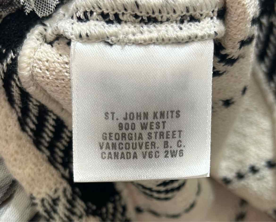 st john Black and white Size 2 Blazer
