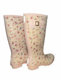 Hunter White and Pink Size 5 Shoes