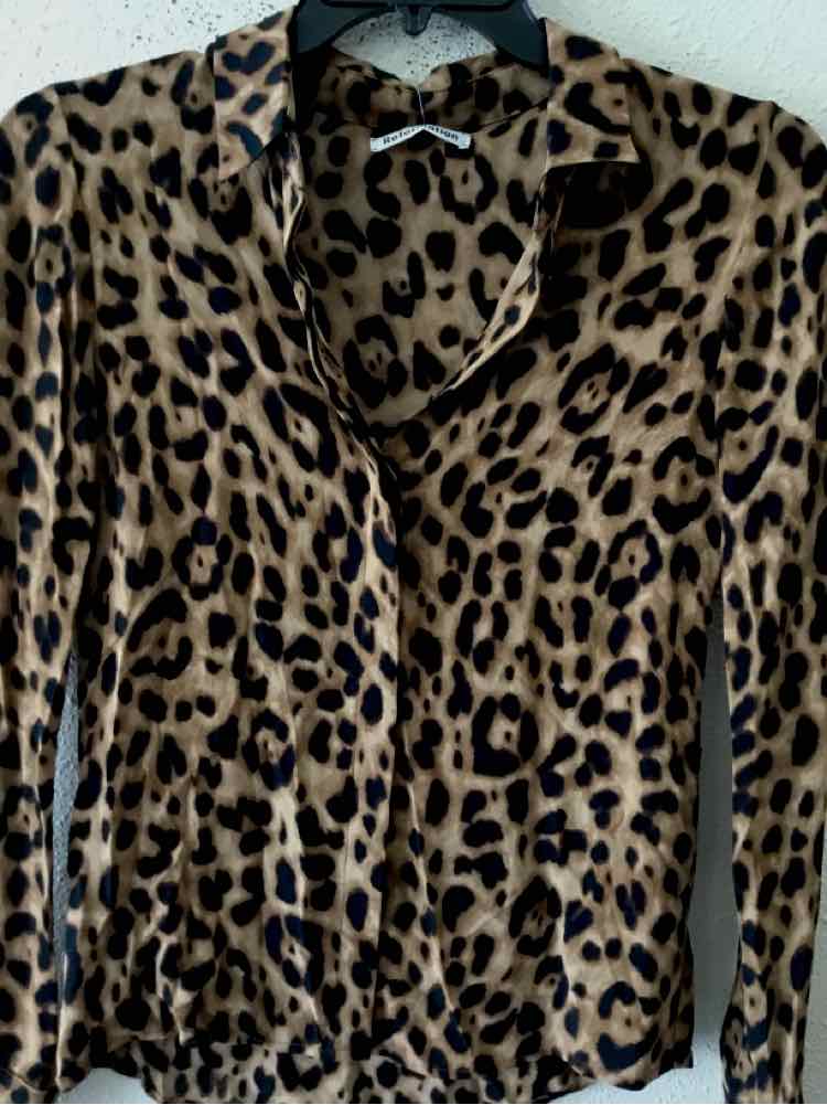 Reformation Brown and black Size XS Shirt