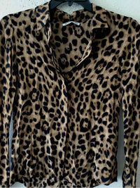 Reformation Brown and black Size XS Shirt