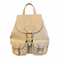 Louis Vuitton Backup Backpack Cream Handbag