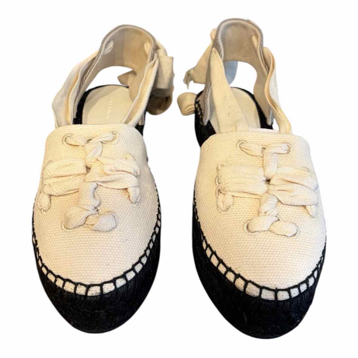 Tory Burch Natural and Black Size 9.5 Shoes