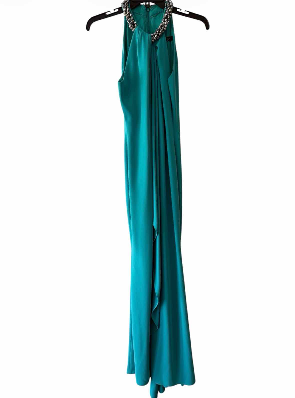 Carmen Marc Valvo Seafoam Size 4 Gown/Evening Wear