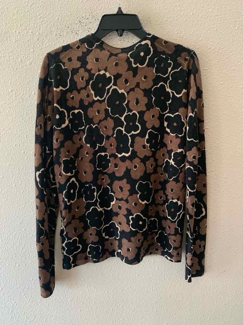 Brooks Brothers Black & Brown Size M Cardigan