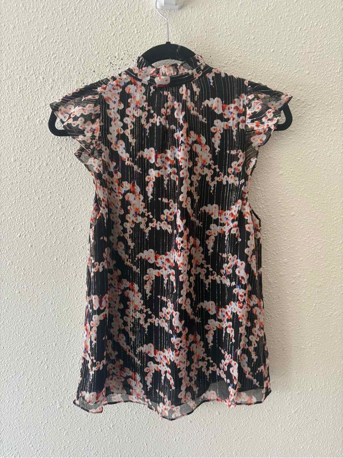 A.L.C. Black Multi Size 4 Tank Top