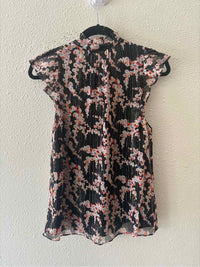A.L.C. Black Multi Size 4 Tank Top