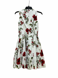 Alexander McQueen White and Red Size 36 Dress
