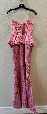 Marchesa Notte Pink and Red Size 4 Dress