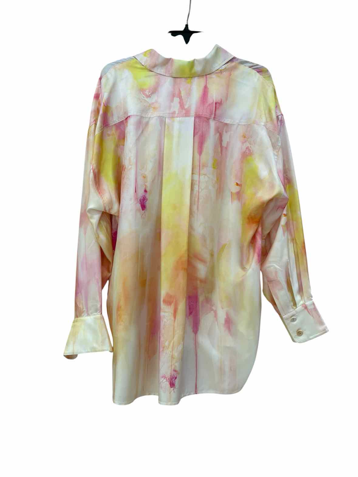 Zimmermann pink and yellow Size 2 Shirt