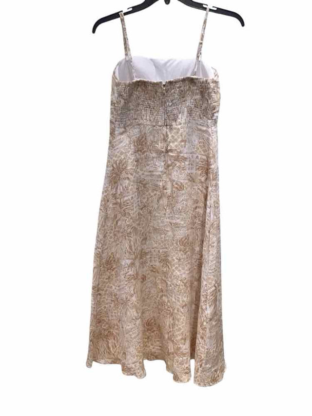 Lily Pulitzer White and Beige Size 0 Dress