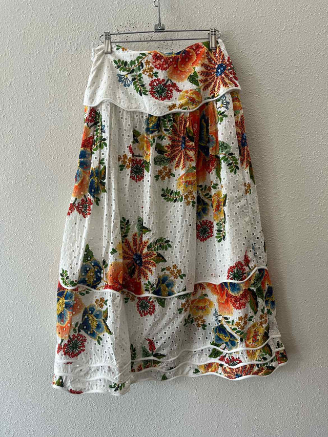 farm rio White Multi Size XS Skirt