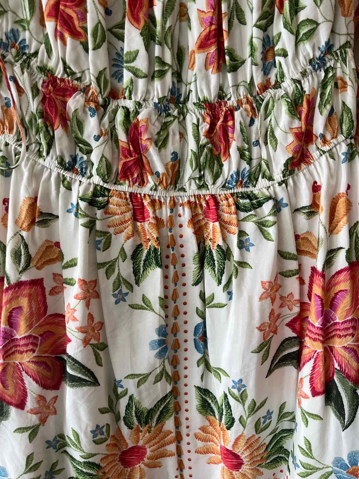 farm rio White Multi Size S Dress