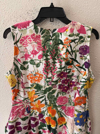 The j peterman company White Multi Size 14 Dress