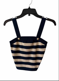 Michael Michael Kors Navy and Gold Size XS Shirt