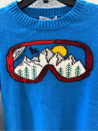 Never a Wallflower Cerulean Size XS Sweater