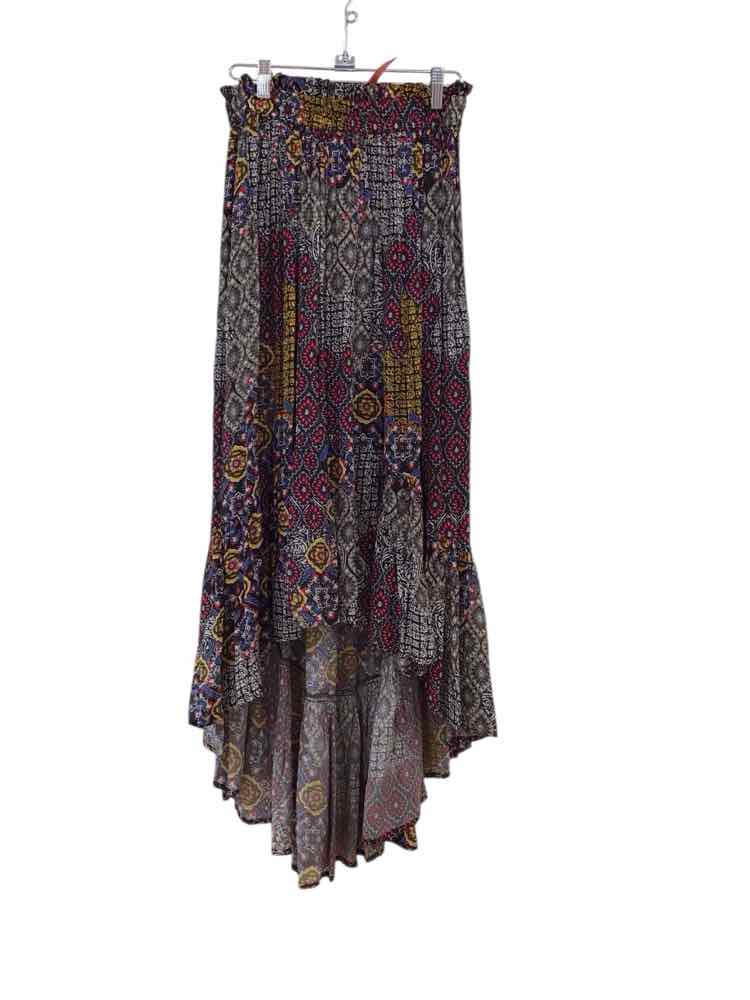Dhruv Kapoor Black & Multi Size S Skirt