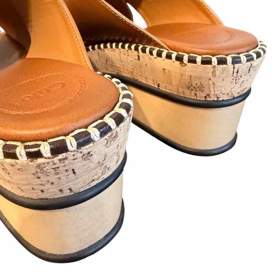 Chloe Brown and Tan Size 36 Shoes