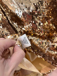 Milly Gold Size 4 Skirt