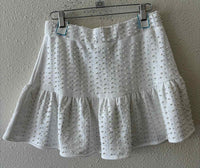 Queen of Sparkles White Size S Skirt