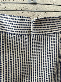 Theory Navy and White Size 2 Skirt