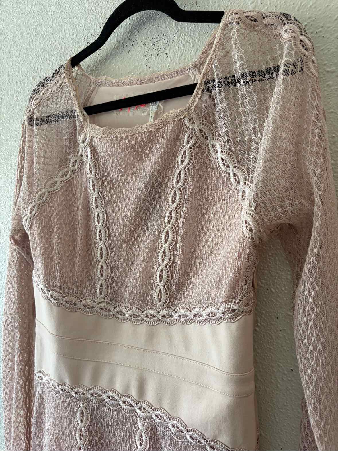 Free People Chamagne Size M Dress