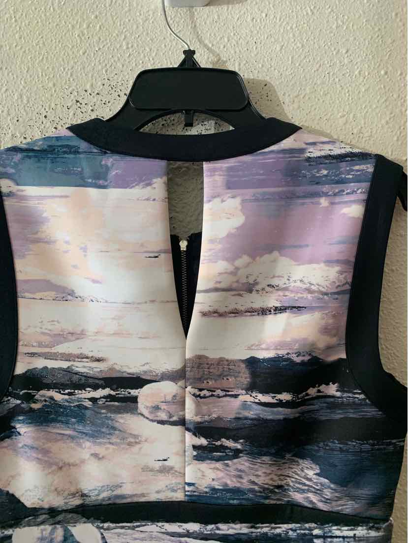 Karen Millen Black Multi Size 8 Dress