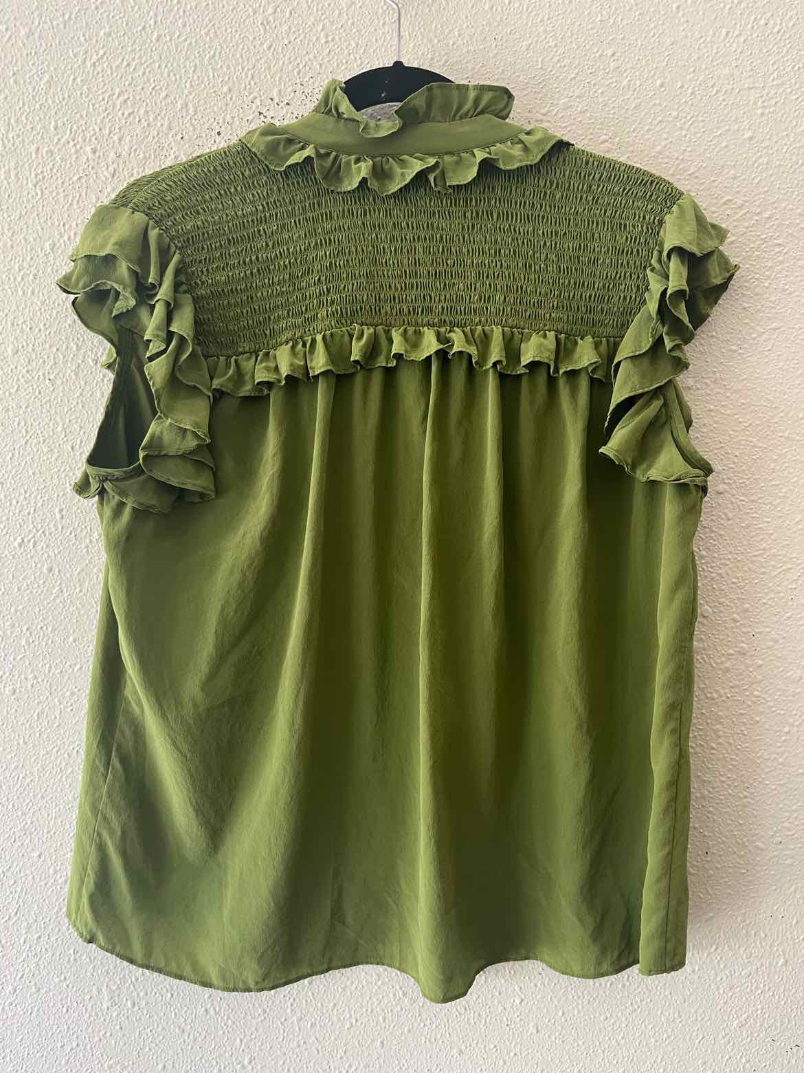 Gilner Farrar Olive Green Size L Shirt