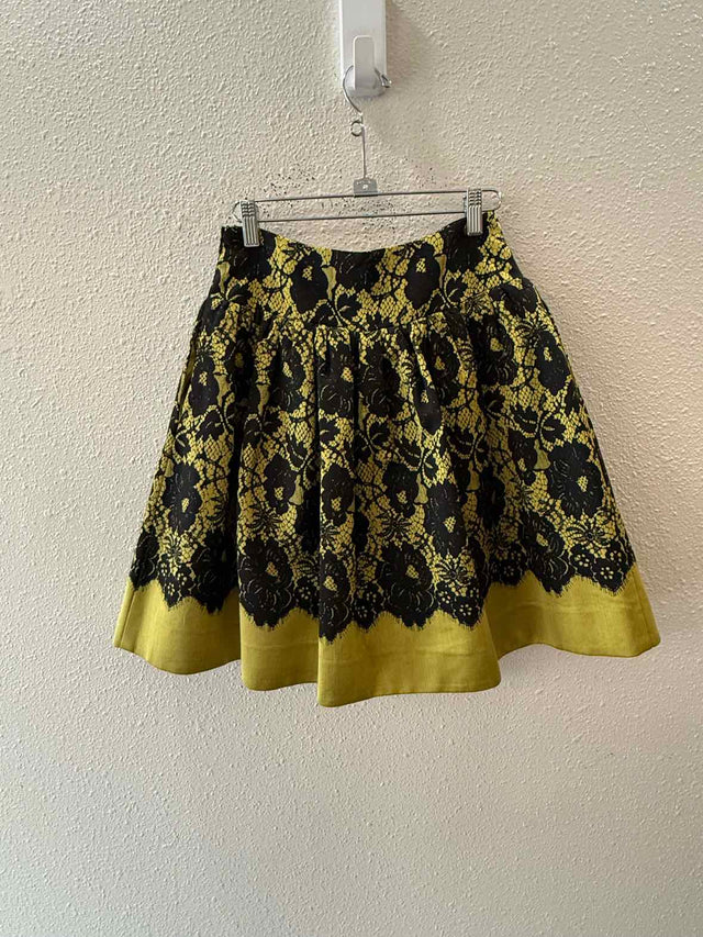 Milly Chartreuse Size 2 Skirt