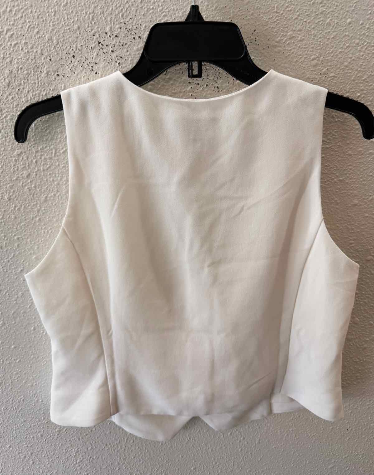 J Crew White Size 6 Shirt