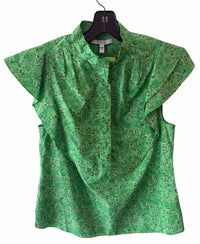 Derek Lam 10 Crosby Green and black Size 4 Shirt