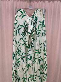 Caroline Constas White and Green Size XS Dress